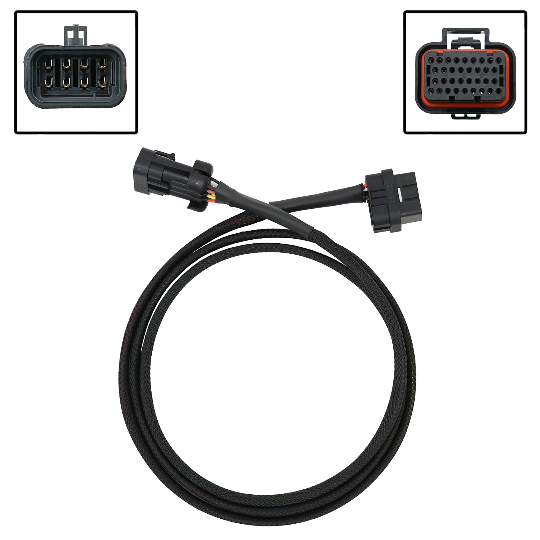 Secondary O2 Sensor Harness 72" (for Holley) - ICT Billet WA0XY-HLY-72