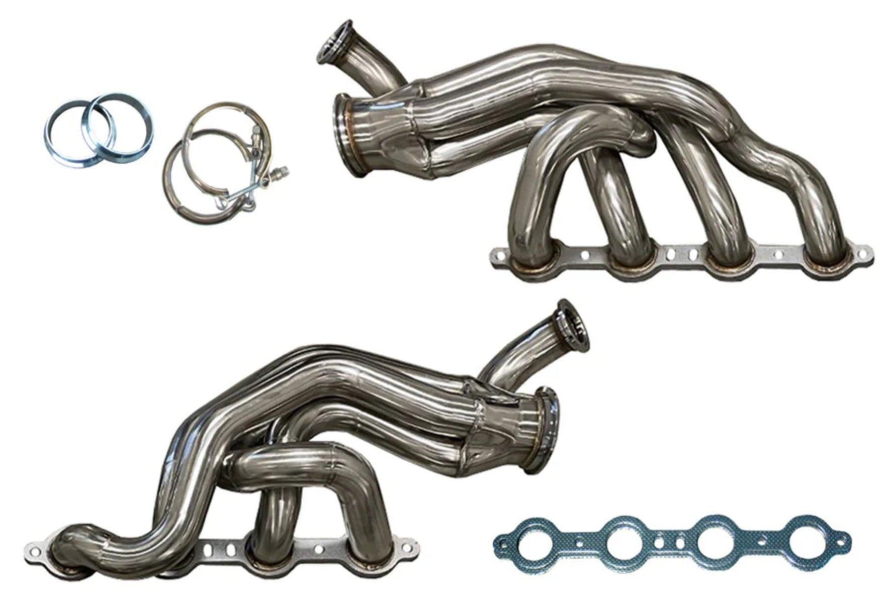 Speed Engineering - LS Turbo Headers w/ Wastegate Flanges - ICT Billet SPE-25-1056
