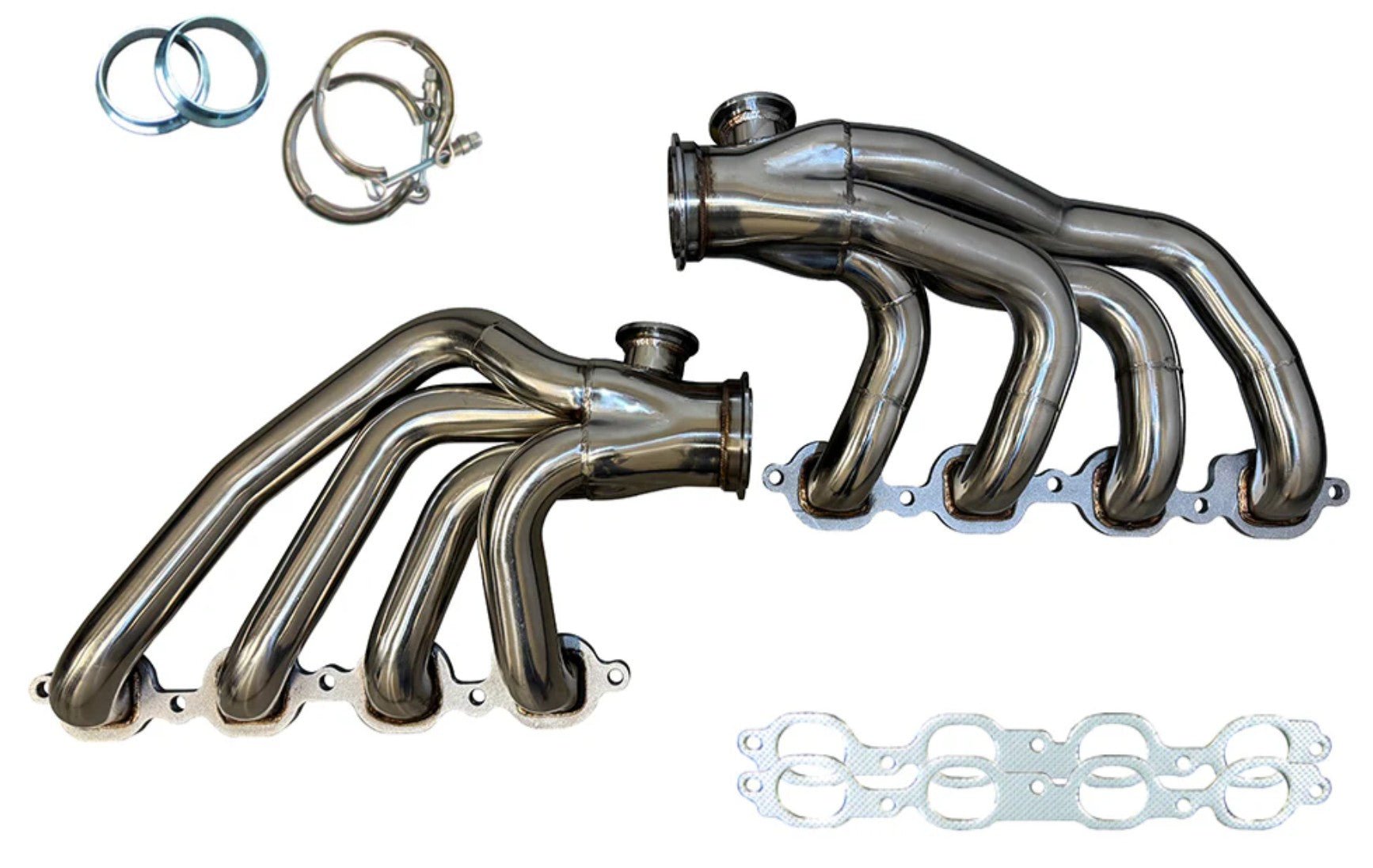 Speed Engineering - LT Turbo Headers w/ Wastegate Flanges - ICT Billet SPE-25-1055