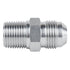 Straight -10AN Flare Male to 1/2"NPT Pipe Adapter Fitting 10 AN Bare Aluminum - ICT Billet AN816-10-08A