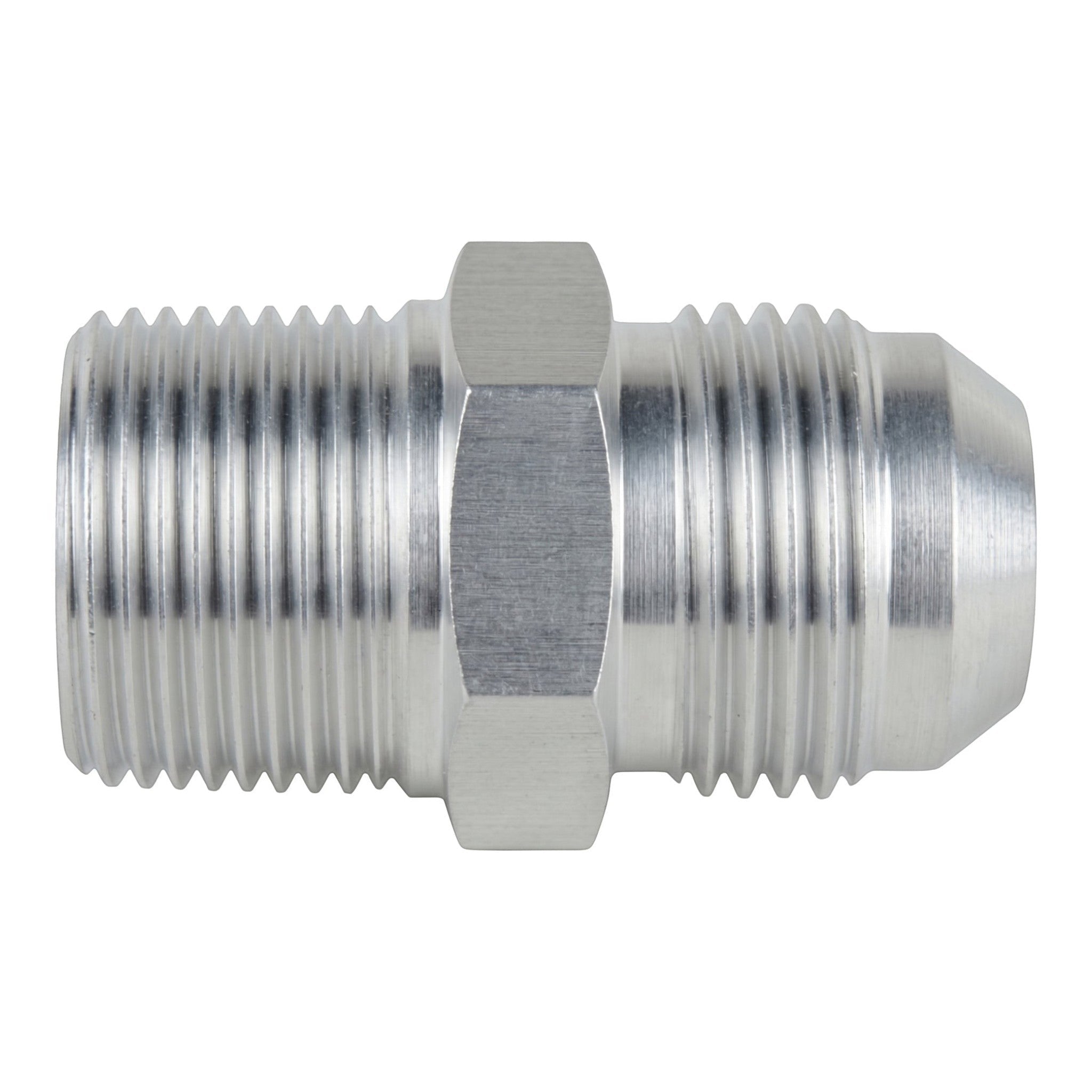 Straight -12AN Flare Male to 3/4"NPT Pipe Adapter Fitting 12 AN Bare Aluminum - ICT Billet AN816-12-12A