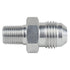 Straight -6AN Flare Male to 1/8"NPT Pipe Adapter Fitting 6 AN Bare Aluminum - ICT Billet AN816-06-02A