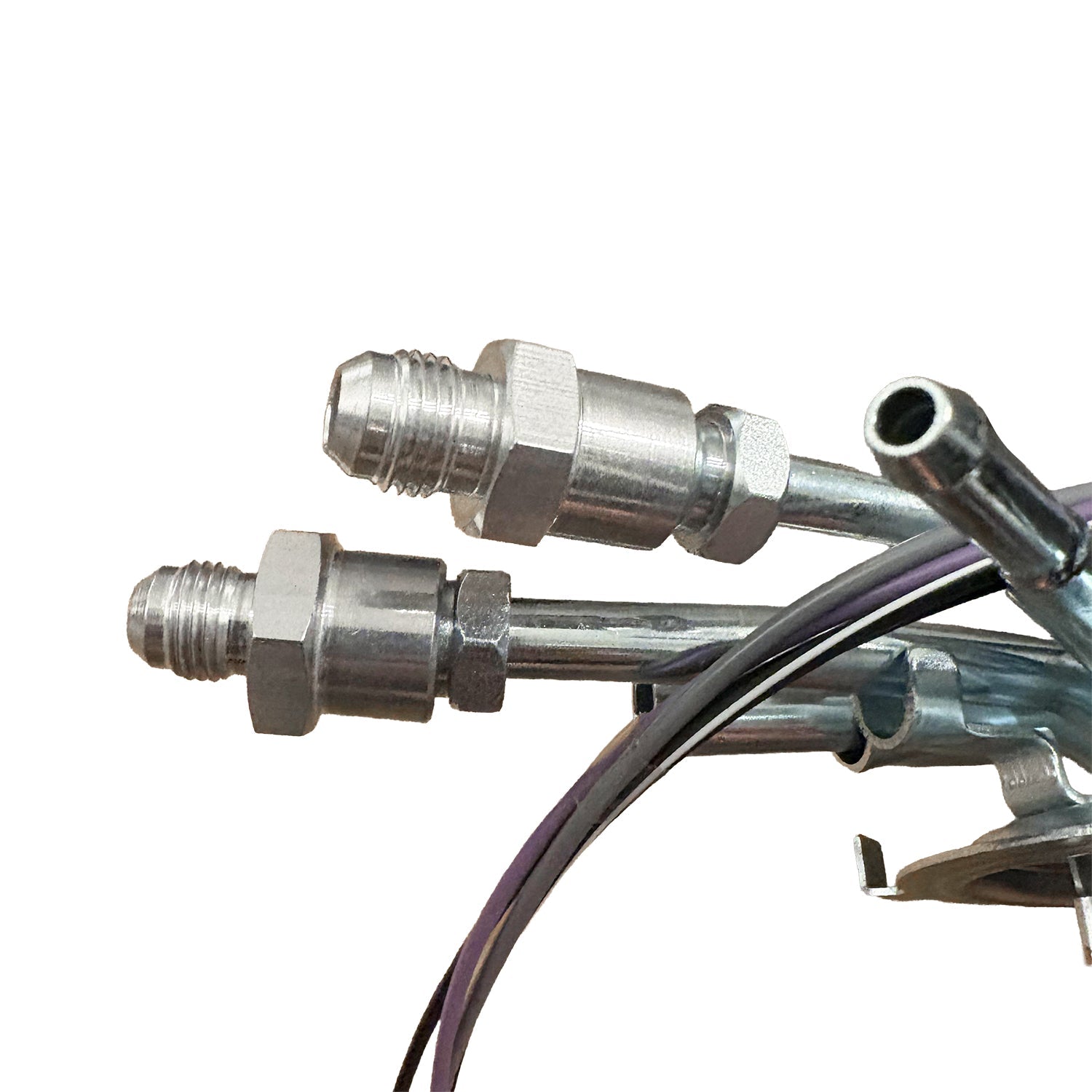TBI / Vortec 87 - 98 Truck 6AN Supply Fuel Line Adapter Fitting Female M16 - 1.5 - ICT Billet F06ANFM1615