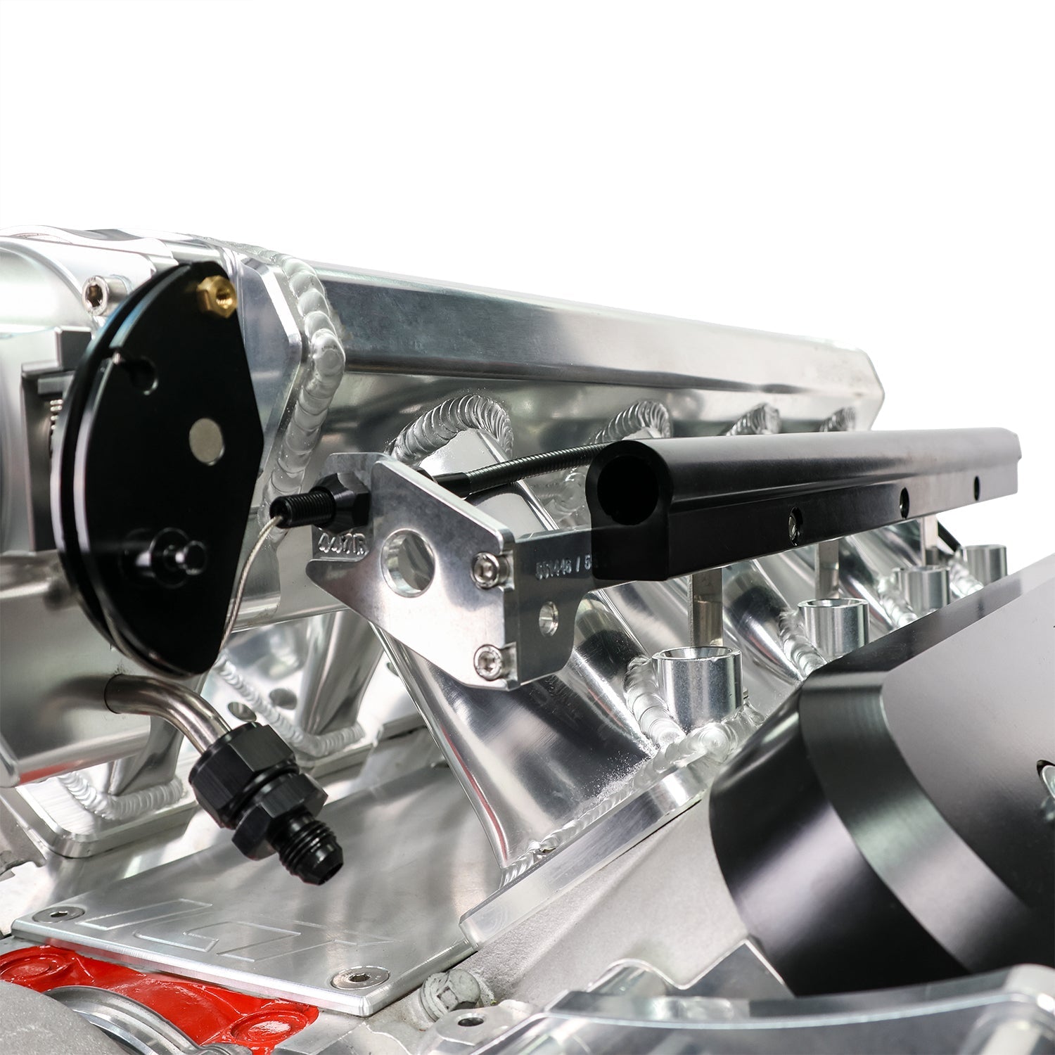 Throttle Cable Bracket For Sheet Metal Intake Manifold (LS3 Round) - ICT Billet 551447R