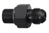 Transmission Adapter Fitting - 6AN Flare Black 6 AN TH400 TH350 4l60E 4l80E 700r4 - ICT Billet F06ANPS14