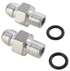 Transmission Adapter Fittings 6AN TH400 TH350 4l60e 4l80e Ford AOD C5 4R70W - ICT Billet 551114