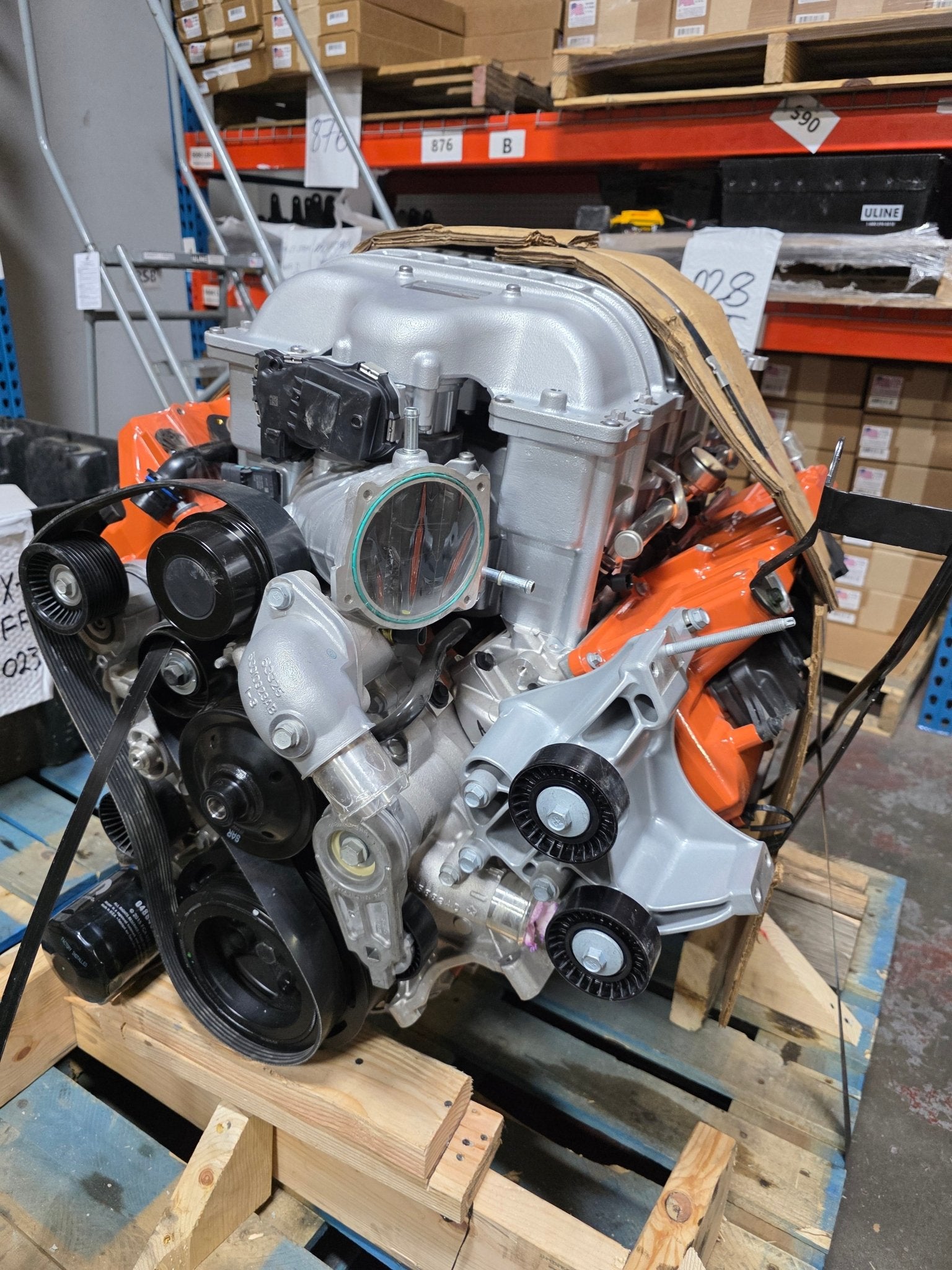TRX Hellcat - Longblock Crate Engine - New Takeout - ICT Billet COREX-ENGINE-TAKEOUT-TRX