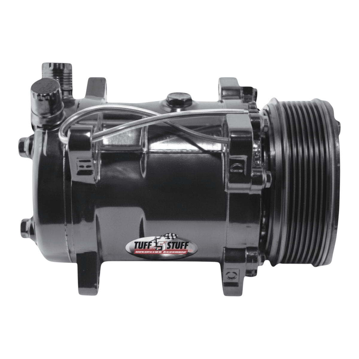 Tuff Stuff A/C Compressor - 508 Sanden (Black) – ICT Billet