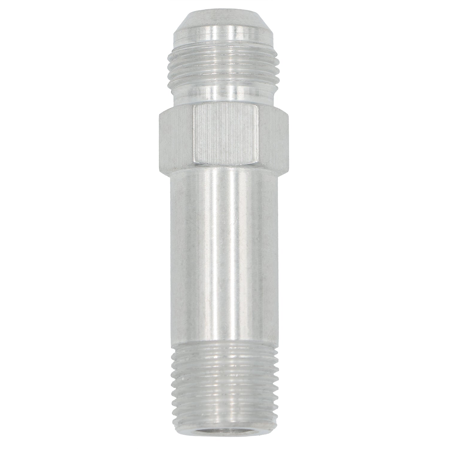 Turbocharger Oil Drain Flange Extension 10AN Flare 1/2"NPT Turbo Adapter Fitting - ICT Billet AN816 - 10 - 08XL