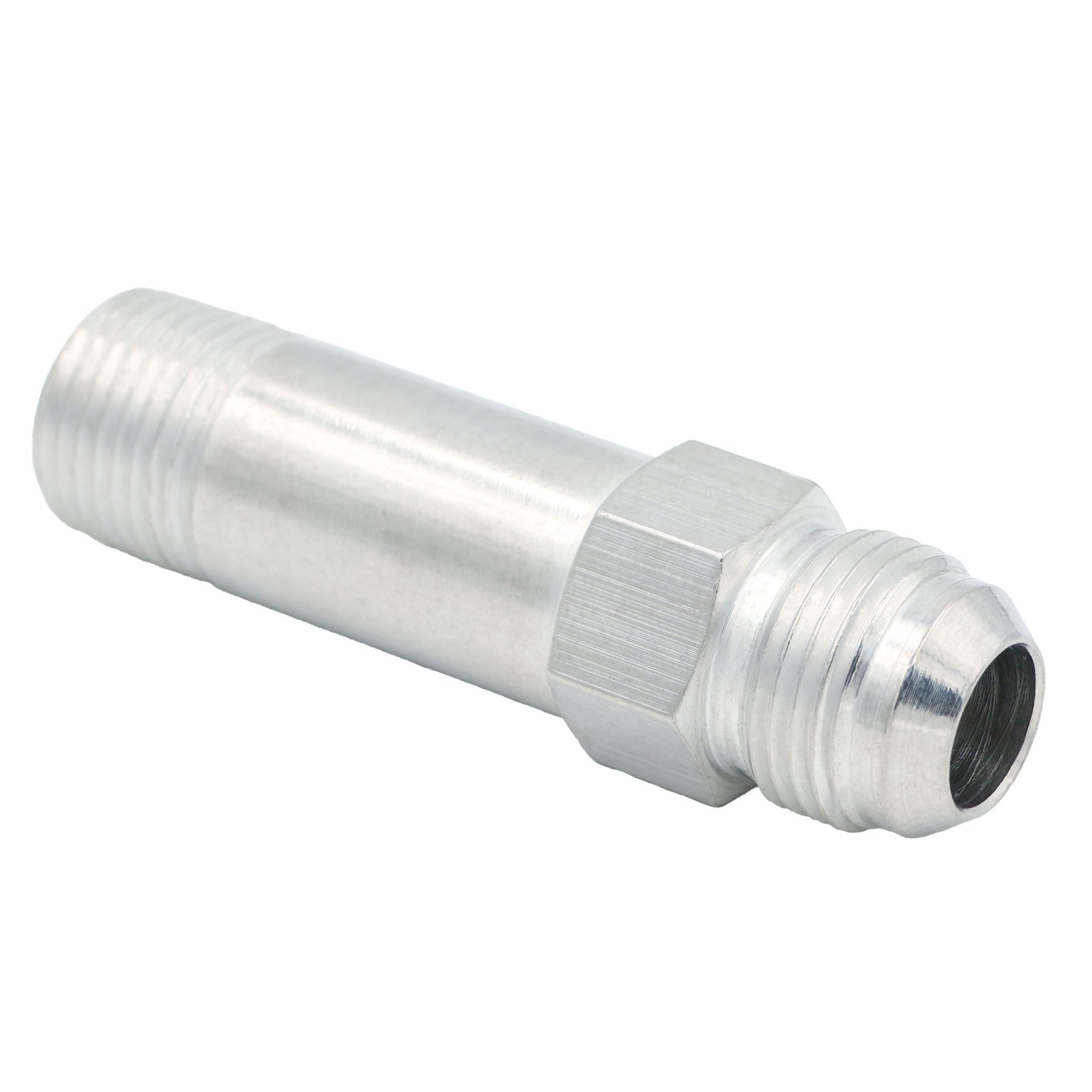 Turbocharger Oil Drain Flange Extension 10AN Flare 1/2"NPT Turbo Adapter Fitting - ICT Billet AN816 - 10 - 08XL