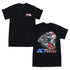 Twin Turbo – ICT Billet American Flag Engine T-Shirt - ICT Billet TT-SHIRT-S