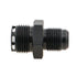 Valve Cover Baffle Fitting 10AN to - 12AN ORB Black Anodized - ICT Billet 551883-10-12