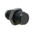 Valve Cover Baffle Fitting 10AN to - 12AN ORB Black Anodized - ICT Billet 551883-10-12