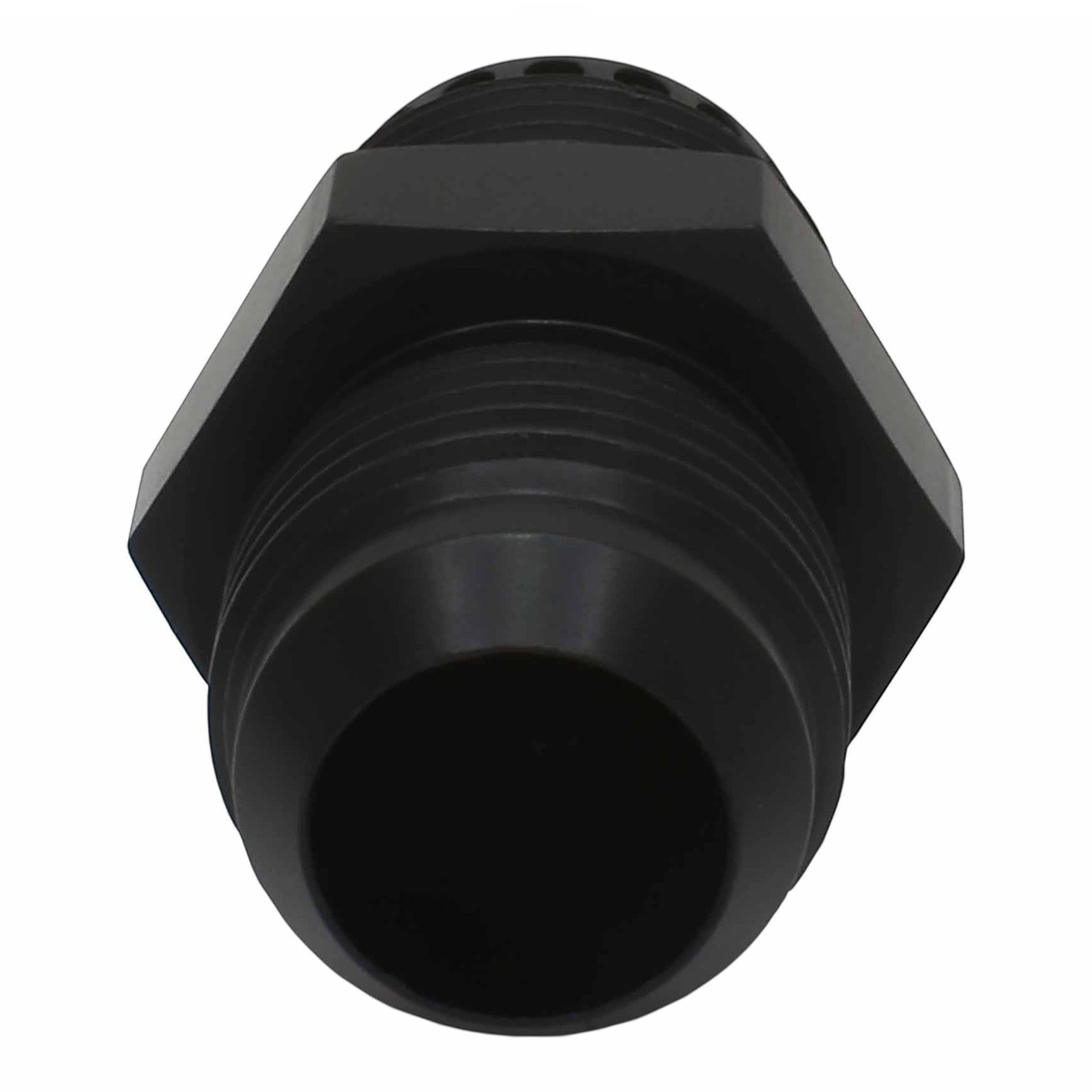 Valve Cover Baffle Fitting -12AN ORB Black Anodized - ICT Billet 551883