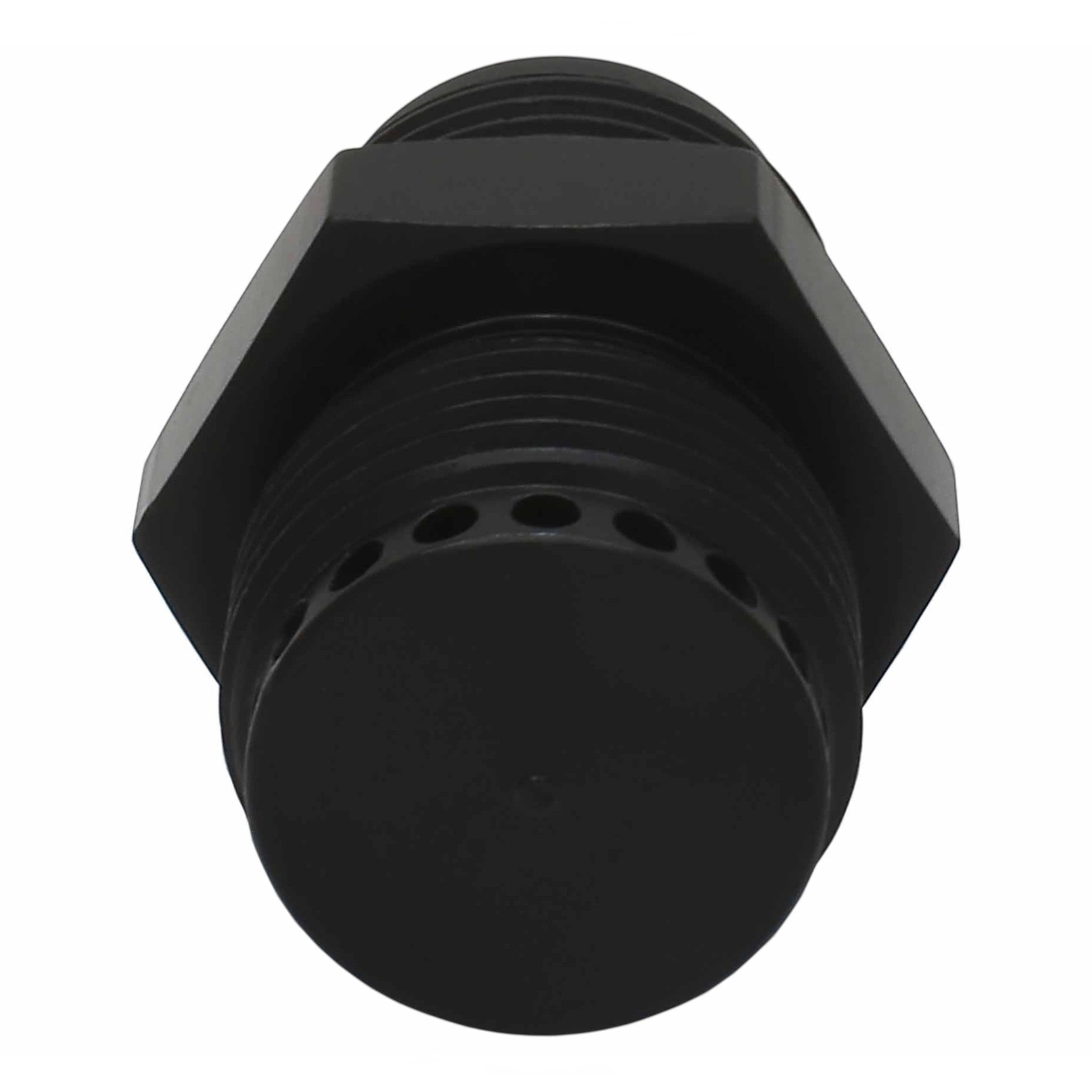 Valve Cover Baffle Fitting -12AN ORB Black Anodized - ICT Billet 551883