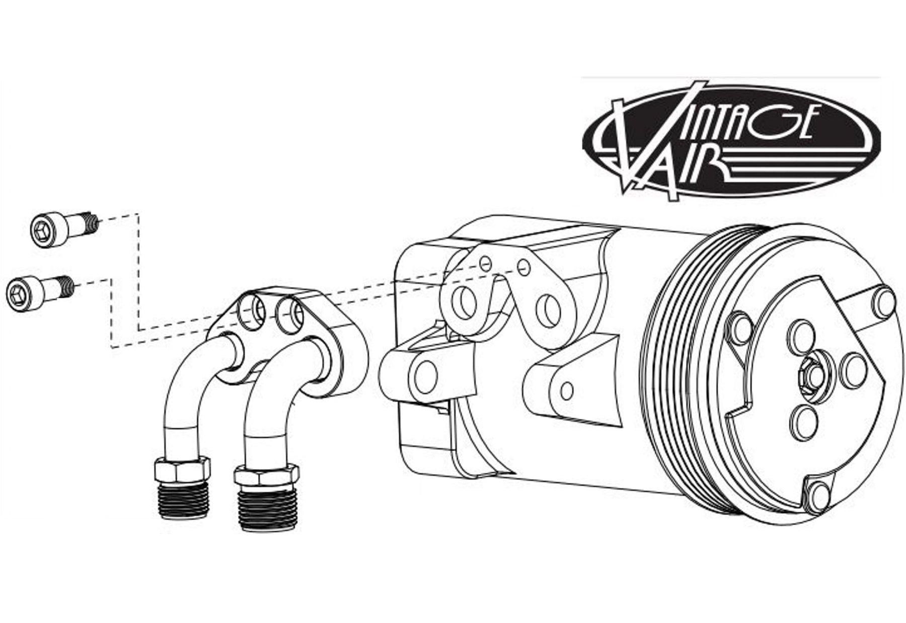 A/C Compressor Fittings – ICT Billet