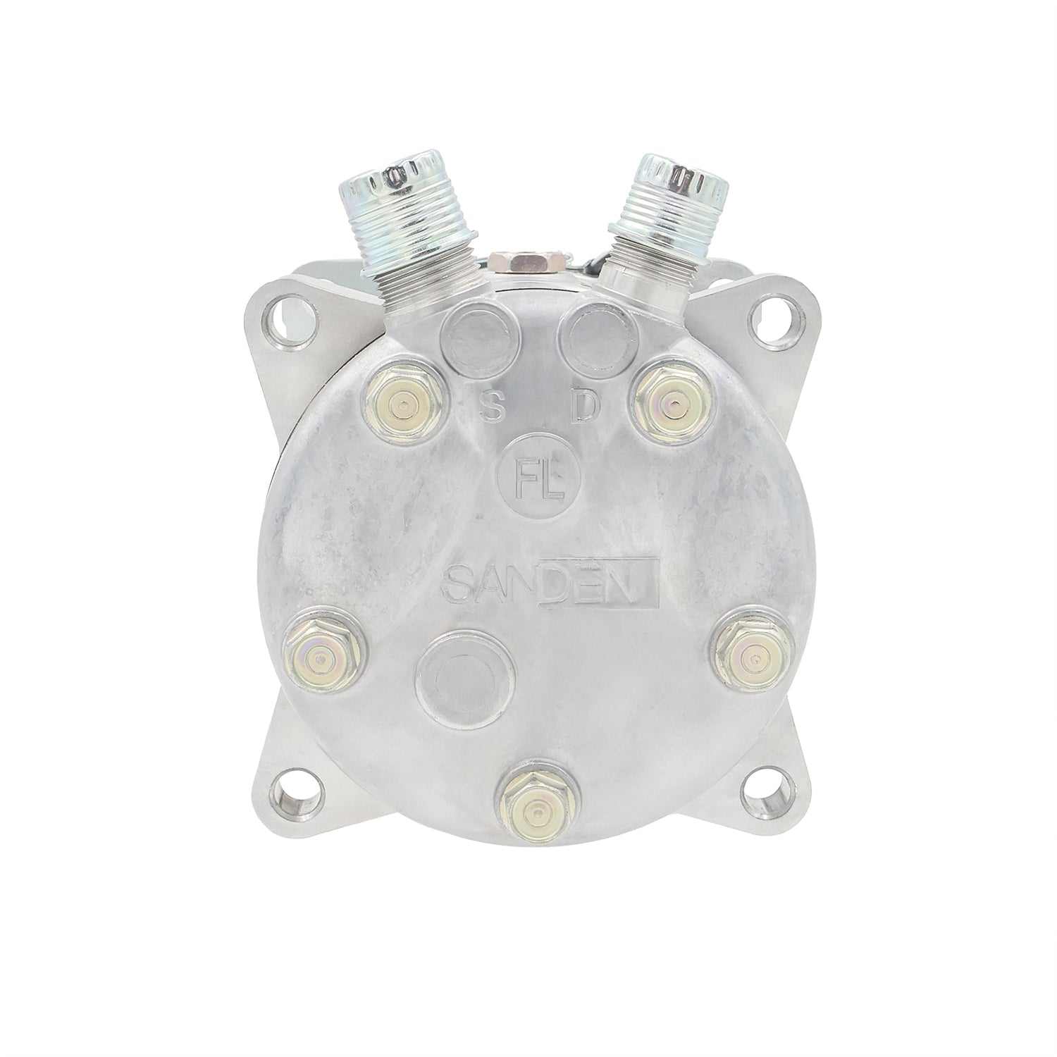 Vintage Air A/C Compressor - 508 Sanden SD5H - ICT Billet VTA - 04808 - VMA