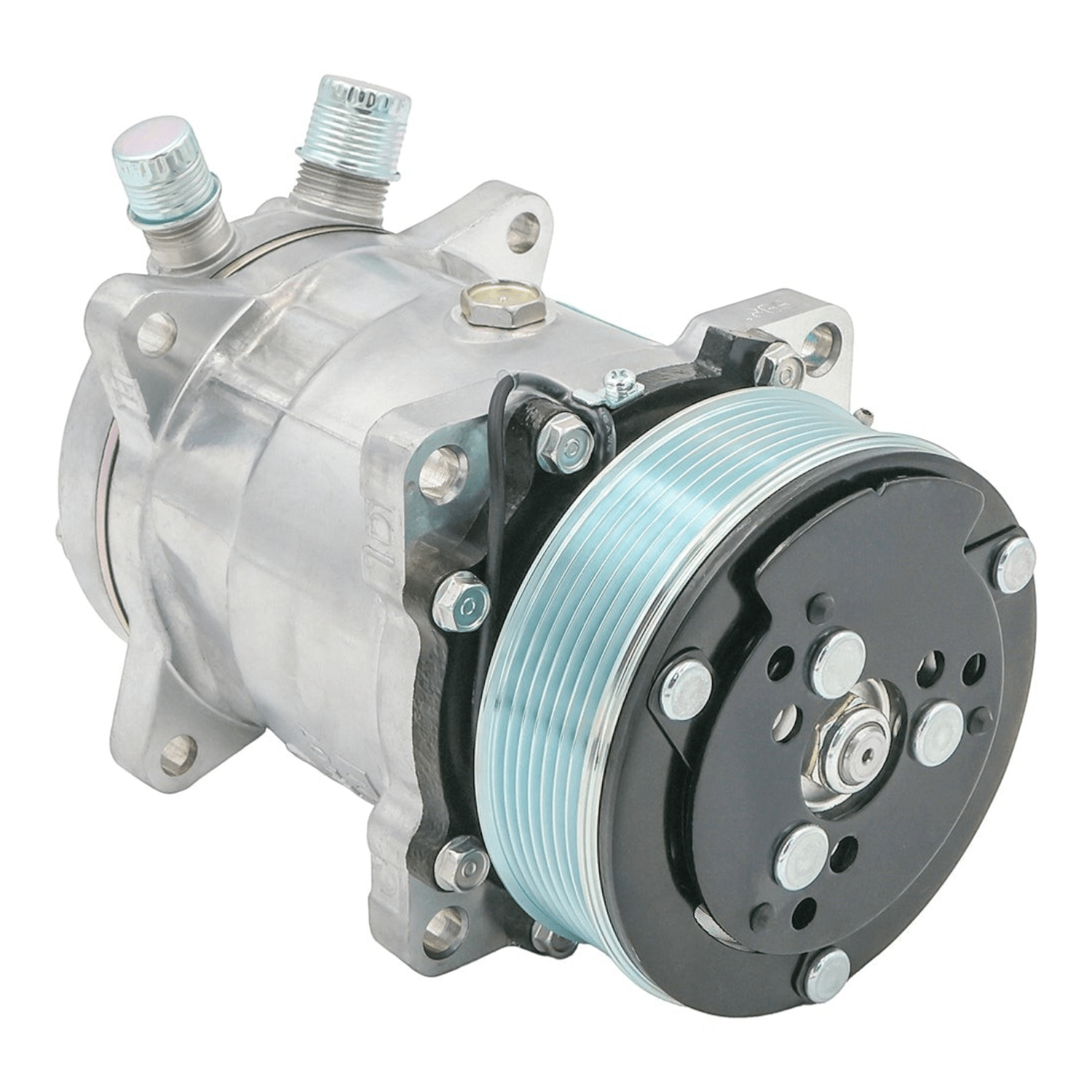 Vintage Air A/C Compressor - 508 Sanden SD5H - ICT Billet VTA-04808-VMA