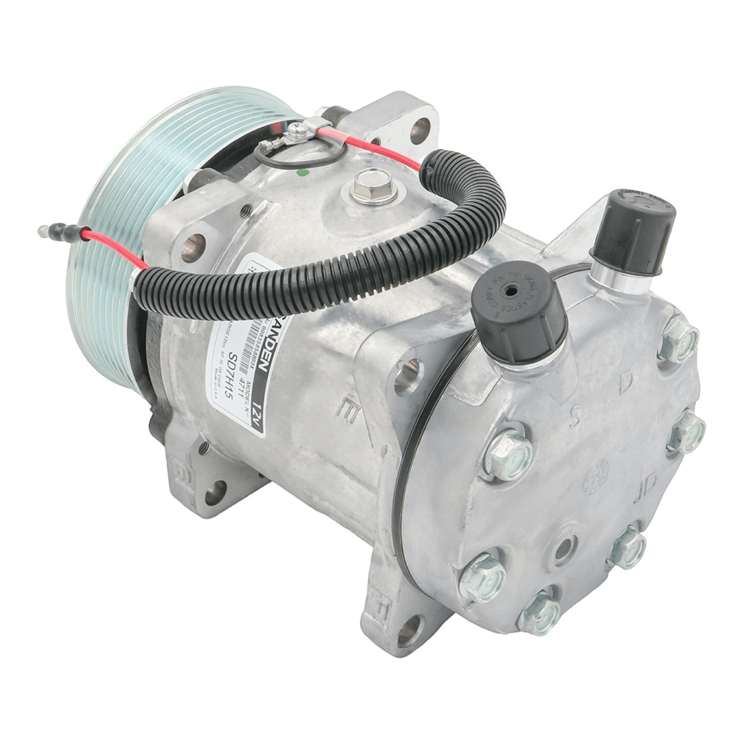 Vintage Air A/C Compressor - 709 Sanden - ICT Billet VTA-04709-VMA