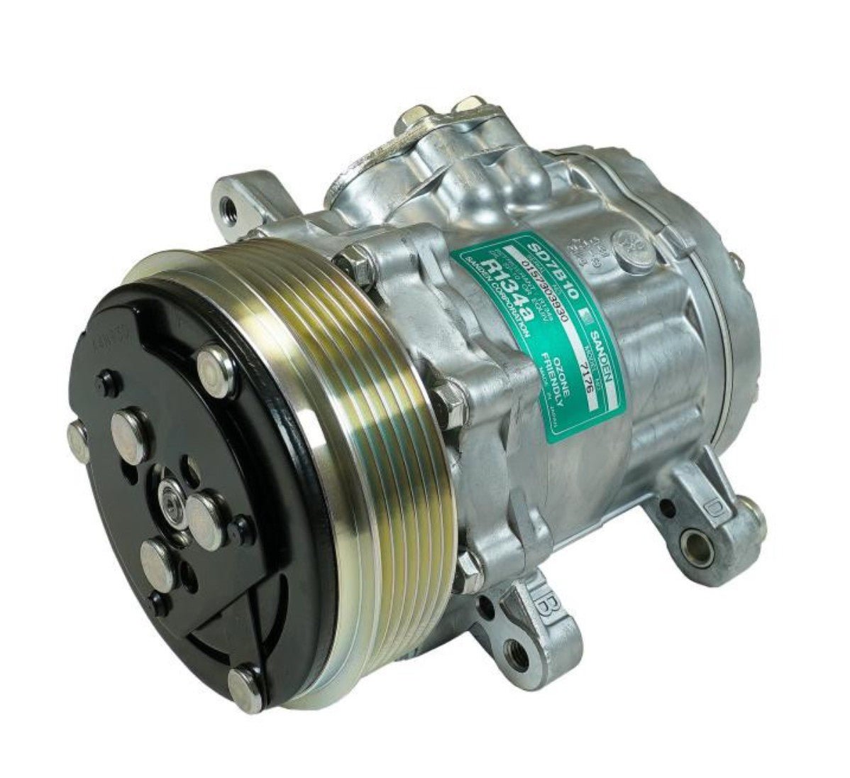 Vintage Air A/C Compressor - SD7 \ 7176 Sanden - ICT Billet VTA-04670-MTA