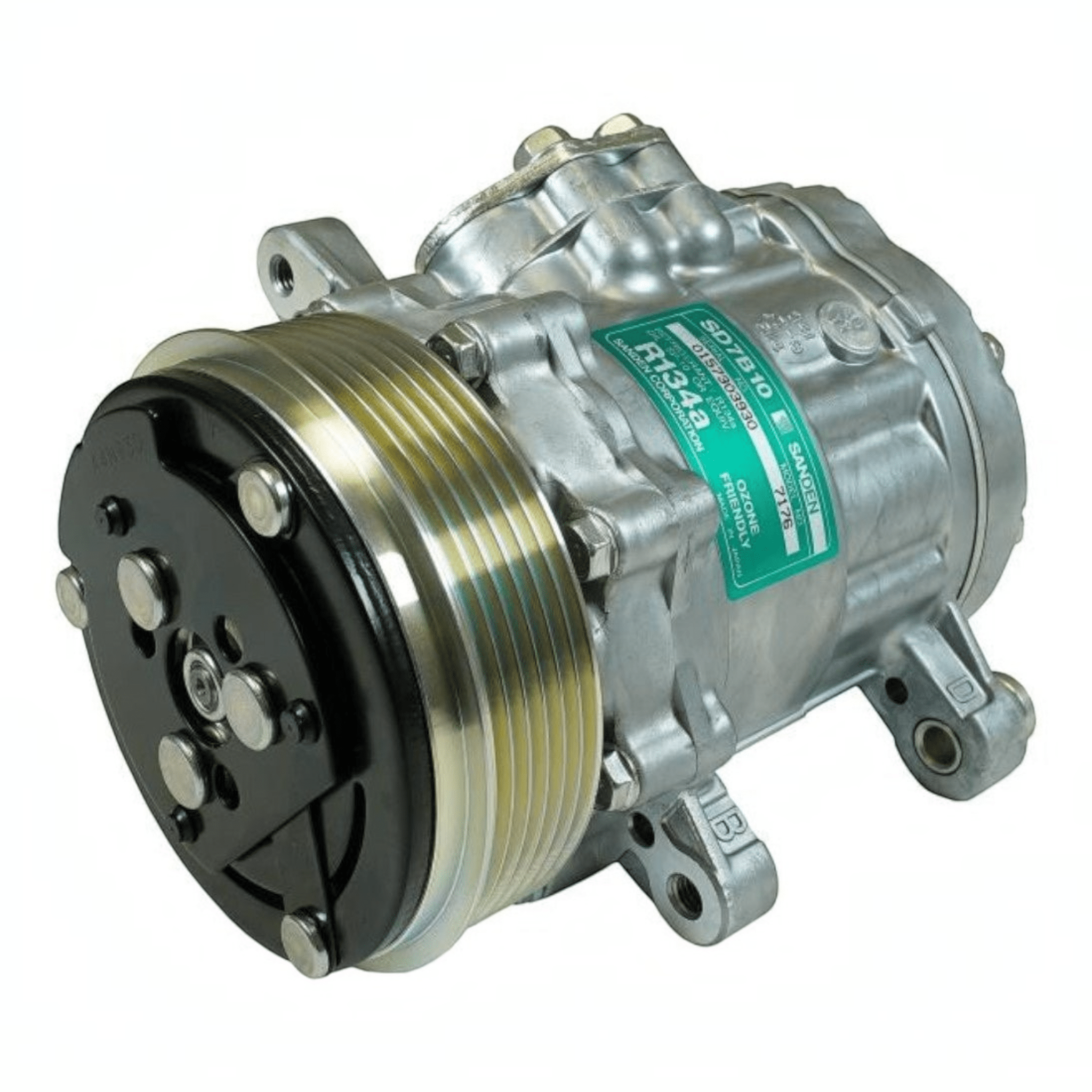 Vintage Air A/C Compressor - SD7 \ 7176 Sanden - ICT Billet VTA-04670-MTA