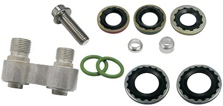 Vintage Air GM R4 A6 Air Conditioning AC Compressor Hose Fitting Manif ...