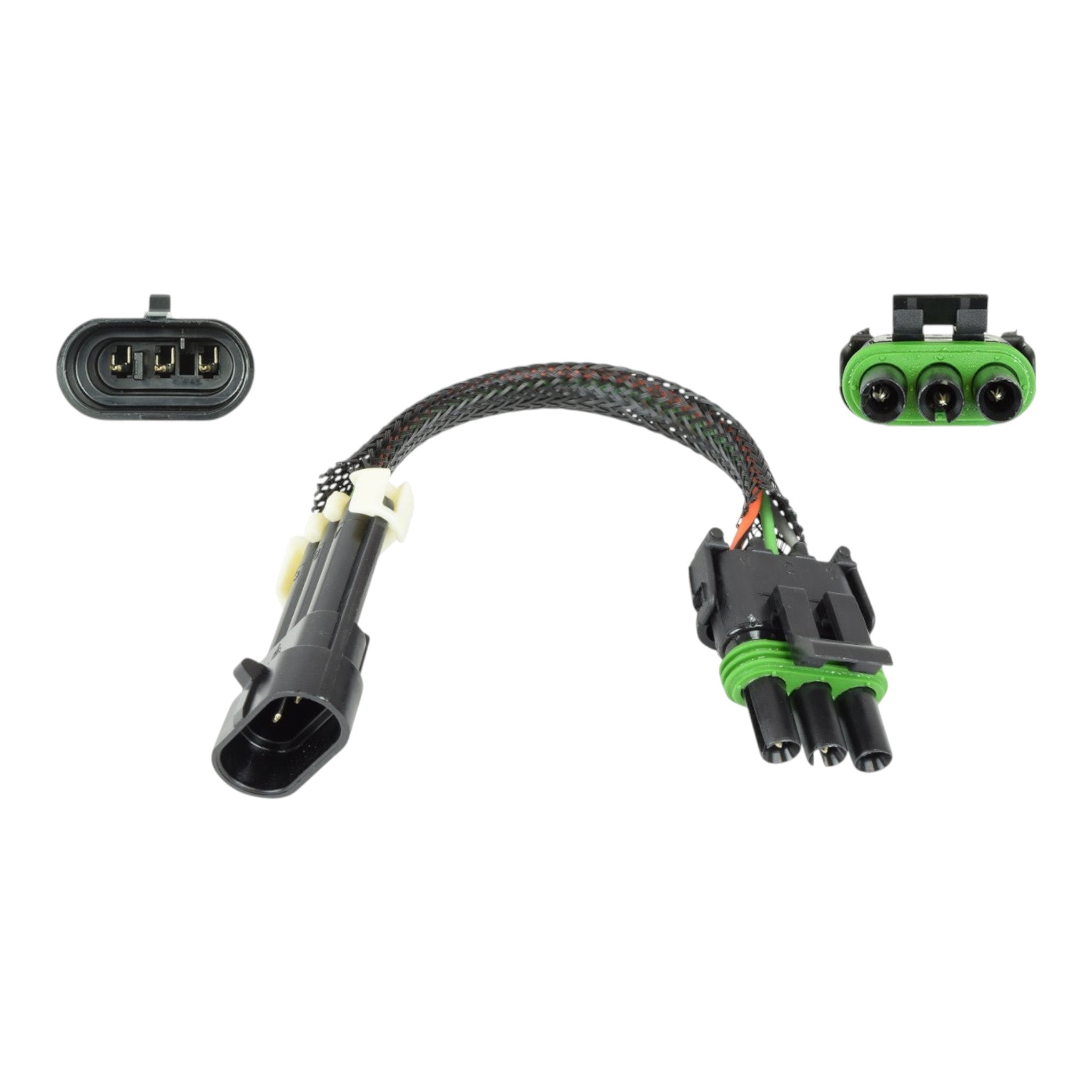 Wire Harness Adapter 6" LS Gen 3 (III) Vehicle to 3 Bar Brick MAP Sensor - ICT Billet WAMAP30-6