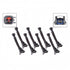 Wire Harness Adapter Compatible with USCAR EV6 Harness Jetronic EV1 Fuel Injector - ICT Billet WAINJ41
