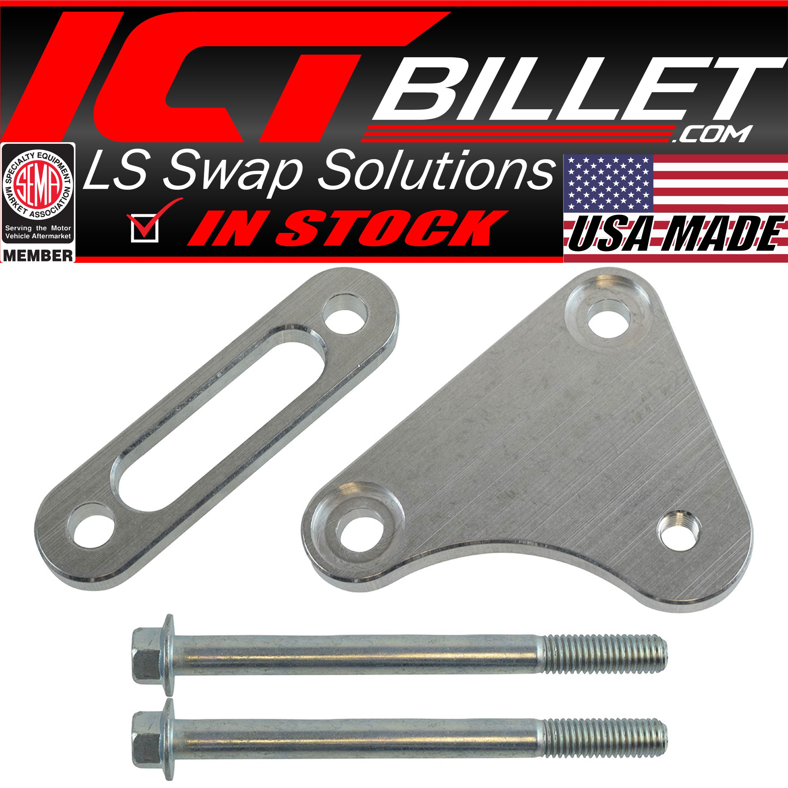 Ls Truck Idler Pulley Relocation Bracket For Ls Intake Manifold Swap