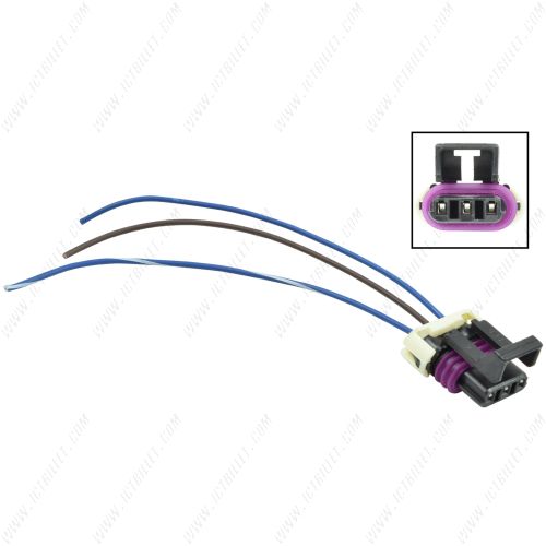 ICT Billet Wire Adapter Harness 48 LS CMP Camshaft Position Sensor Compatible with Gen III Harness Connector to Gen IV Timing Cover Sensor WACAM30-48 