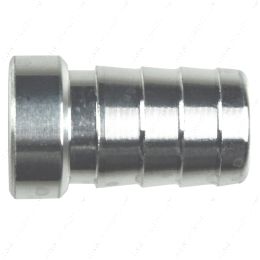 AN617-08 1/2" Aluminum Weld Barb - Weldable Fitting Nipple .5" Hose