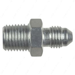 AN816-04-04A Straight -4AN Flare Male to 1/4"NPT Pipe Adapter Fitting 4 AN Bare Aluminum