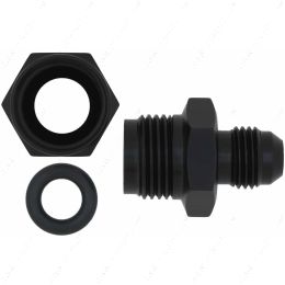 F06AN375CP Power Steering 3/8 (.375) Hose Barb Outlet to -6AN Adapter Fitting