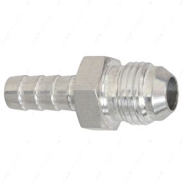 F06AN312BA-A -6AN Flare to 5/16" (.3125) Hose Barb Adapter Fitting Aluminum Flare