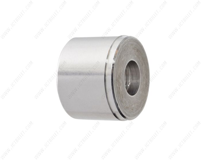 Natural Aluminum Female 1/8 NPT Weld On Bung Pack of 2 1/8 Weldable Fuel Tank Fitting 