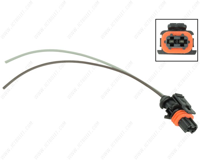 ICT Billet LS 4 Wire Alternator Connector Pigtail Plug WPALT30 