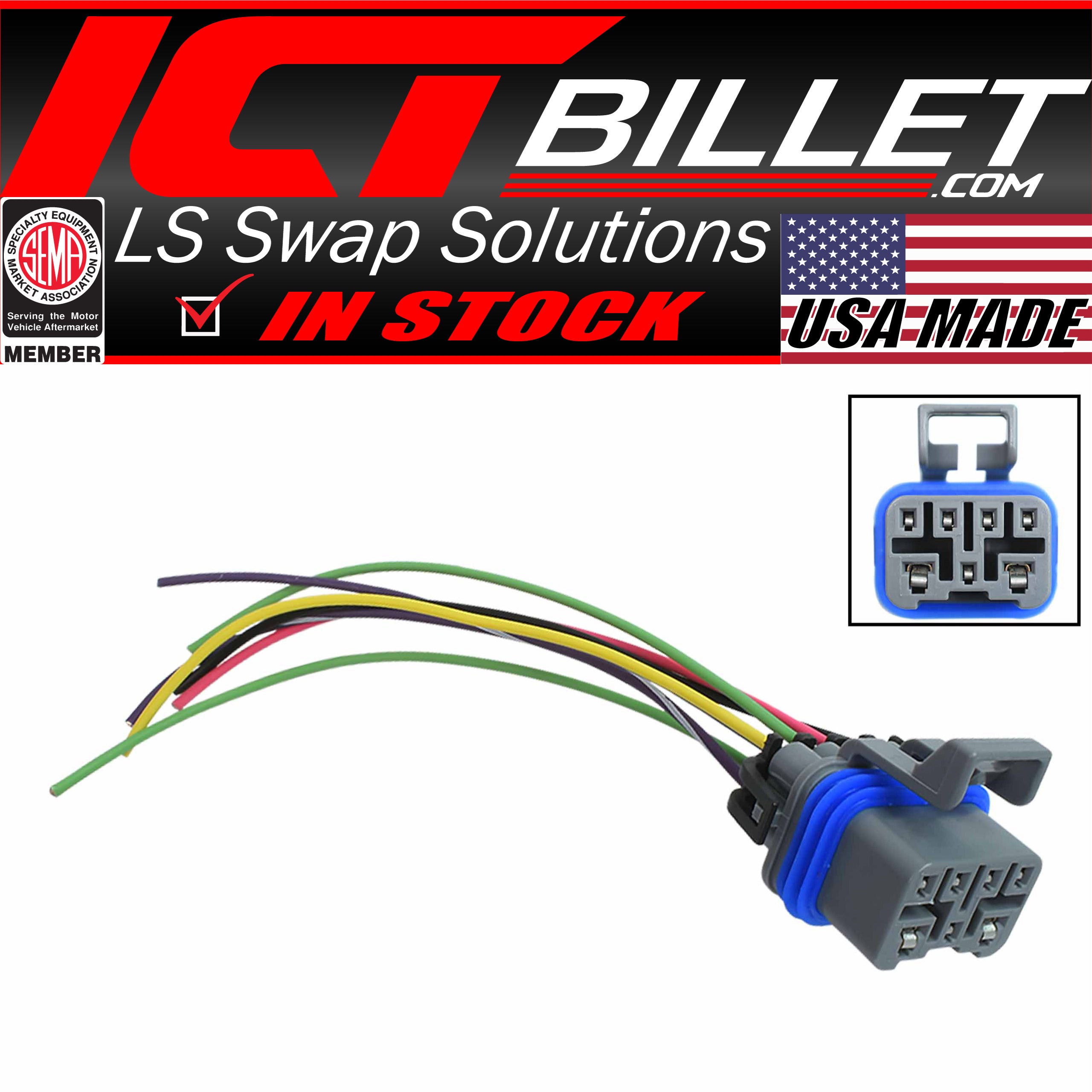 Wire Pigtail Transmission Neutral Safety Reverse Light Switch GM 4 