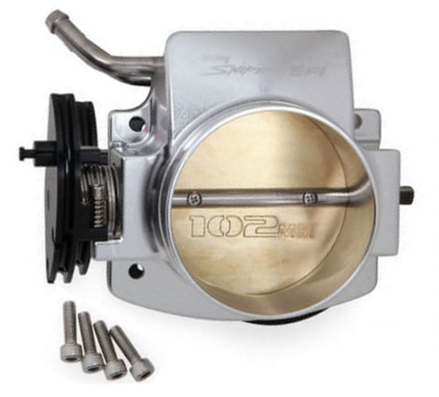 example of a non-OEM gold blade throttle body